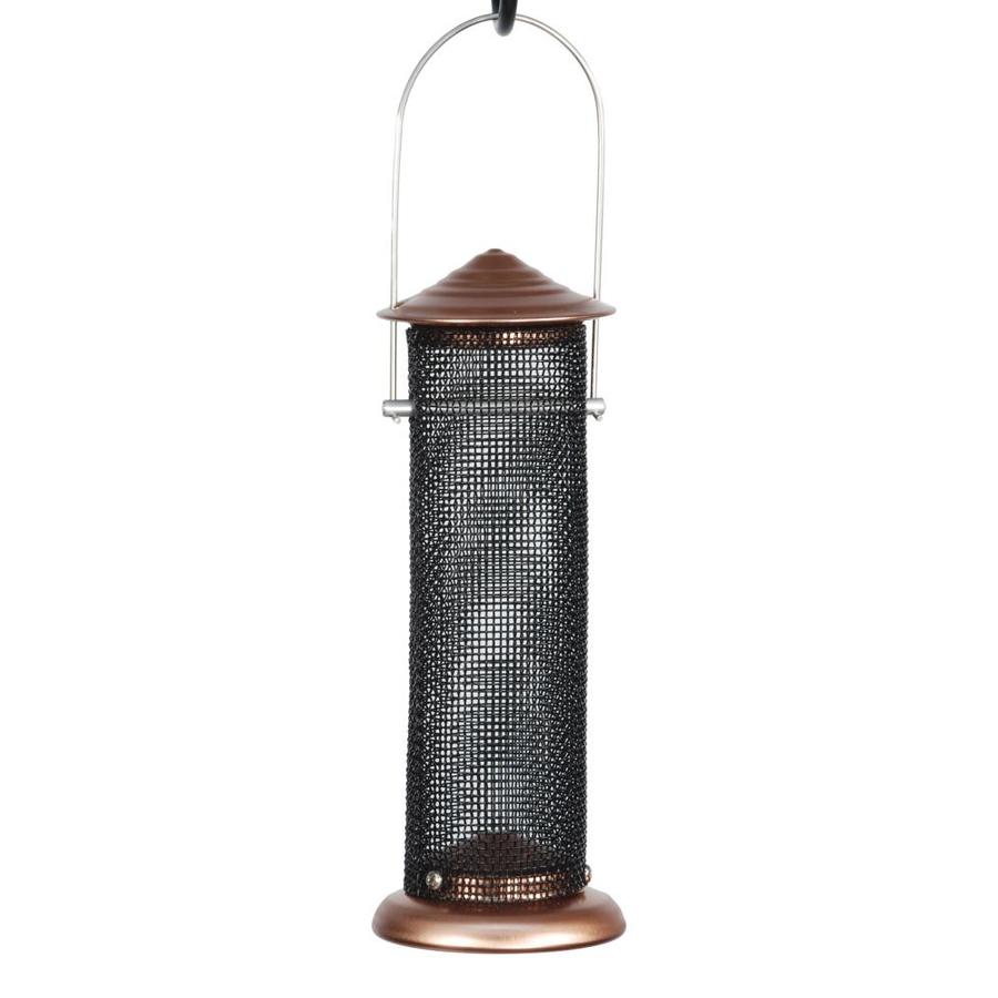 Woodlink Copper Metal Hopper Bird Feeder in the Bird Feeders department