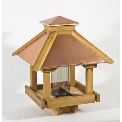 Woodlink Tan Cedar Hopper Bird Feeder at