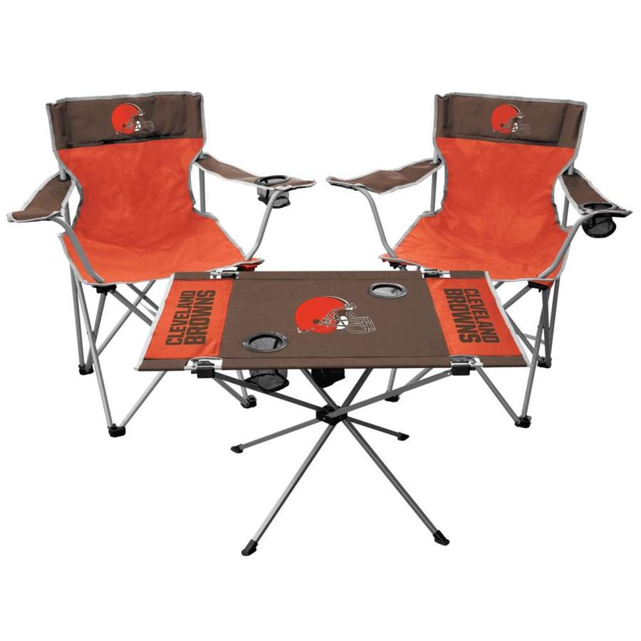 Rawlings Cleveland Browns Folding Tailgate Set Chair At Lowes Com