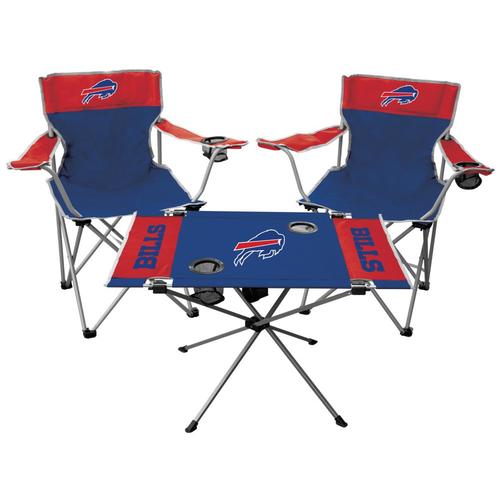 Rawlings Buffalo Bills Folding Tailgate Set Chair in the Beach