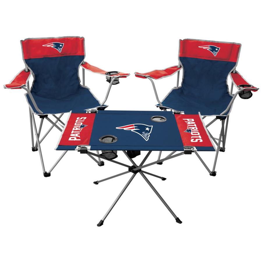 Rawlings New England Patriots Folding Tailgate Set Chair At Lowes Com