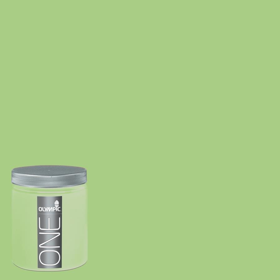Olympic 8 Oz Celery Sprig Interior Satin Paint Sample At Lowes Olympic 8 Oz Celery Sprig Interior Satin Paint Sample