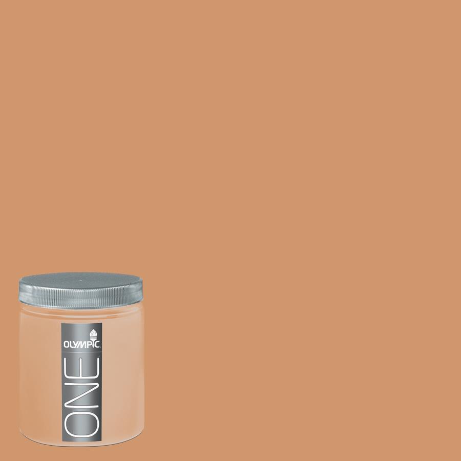 Olympic 8 Oz Brown Sugar Interior Satin Paint Sample At Lowes Olympic 8 Oz Brown Sugar Interior Satin Paint Sample