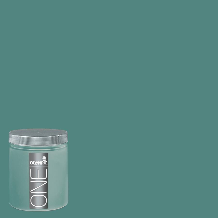 Olympic 8oz Jericho Jade Interior Satin Paint Sample at