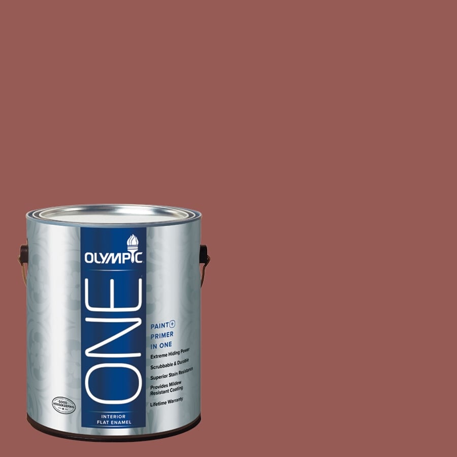 Write A Review About Olympic One Fire Weed Flat Latex Interior Paint Olympic One Fire Weed Flat Latex Interior Paint And Primer In Actual Net Contents