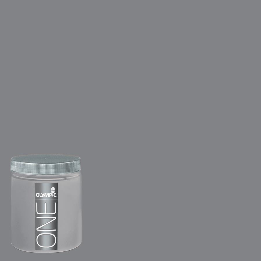 Olympic 8 Oz Victorian Pewter Interior Satin Paint Sample At Olympic 8 Oz Victorian Pewter Interior Satin Paint Sample