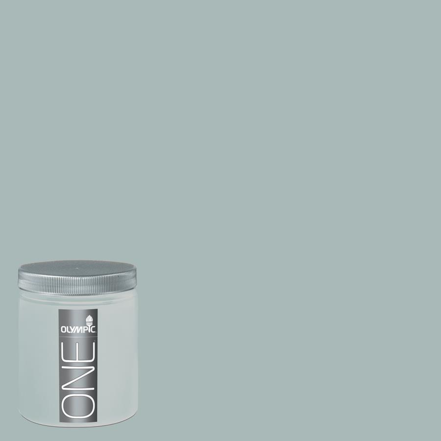 Olympic 8 Oz Blue Willow Interior Satin Paint Sample At Lowes Olympic 8 Oz Blue Willow Interior Satin Paint Sample