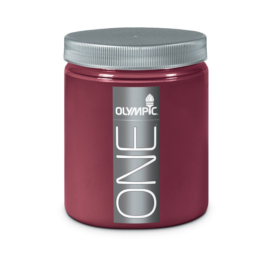 Olympic 760C366 Merlot Interior Satin Paint Sample (Actual Net Contents: 8-fl oz)