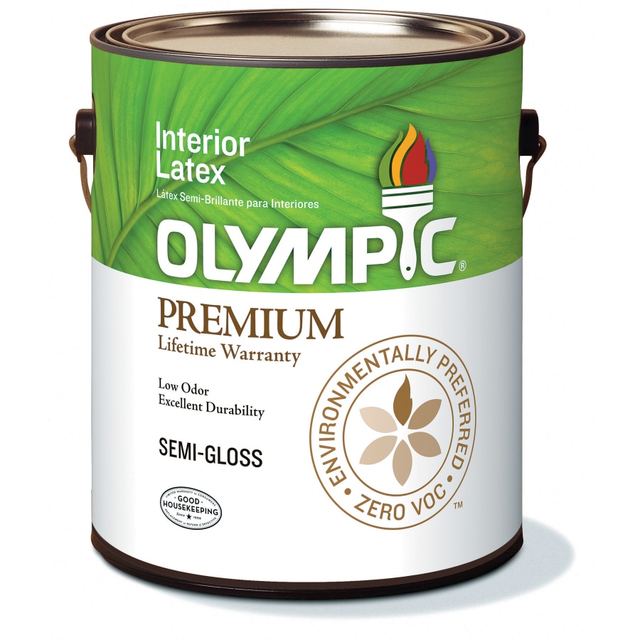 Olympic White Soft Gloss Latex Interior Paint Actual Net Contents Olympic White Soft Gloss Latex Interior Paint Actual Net Contents 124 Fl Oz
