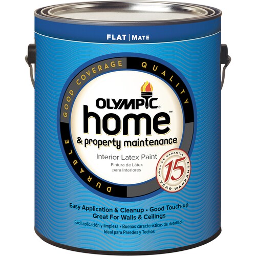 Olympic Home Flat Tintable Tintable Interior Paint (1Gallon) in the