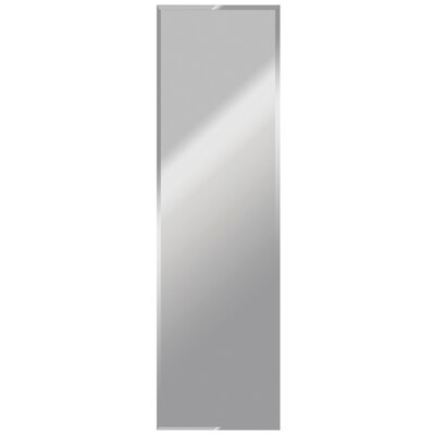 56 In L X 16 W Beveled Frameless Wall Mirror 56 In L X 16 W Beveled Frameless Wall Mirror