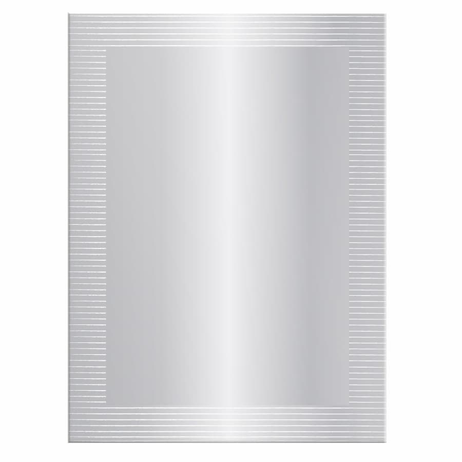 Shop allen + roth 36in L x 24in W Polished Frameless Wall Mirror at