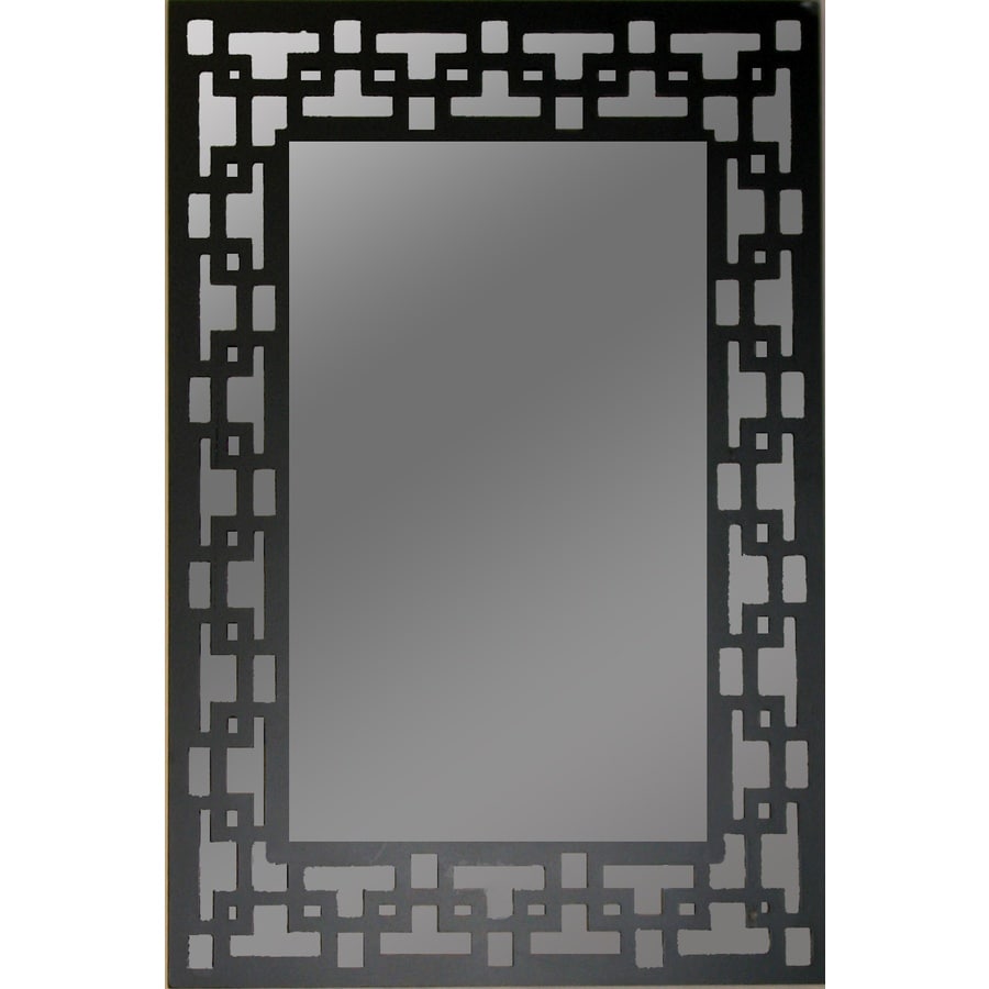 Gardner Glass S Black Rectangle Framed Wall Mirror At Gardner Glass S Black Rectangle Framed Wall Mirror