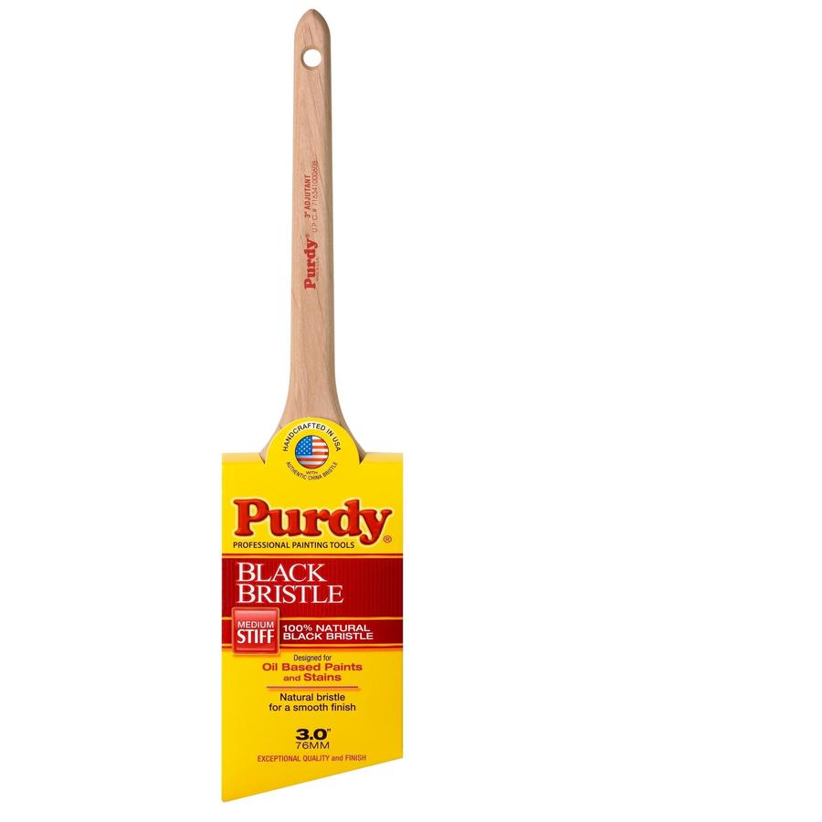 Purdy Black Bristle Adjutant Natural Bristle Angle Sash Paint Brush
