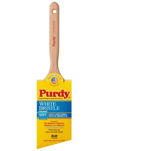 Purdy White Bristle Natural Bristle Angle Paint Brush in the Paint