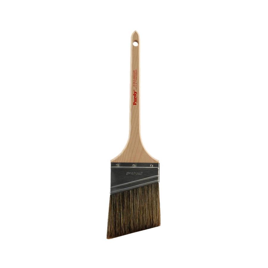 Purdy OxHair Angular OxHair Natural Bristle Angle 3in Paint Brush at