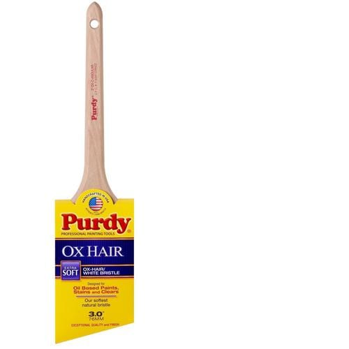 Purdy OxHair Angular OxHair Natural Bristle Angle Paint Brush in the