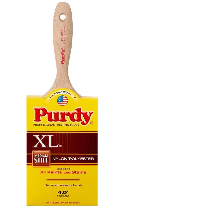 Purdy XL Sprig Natural Bristle Flat 4in Paint Brush at