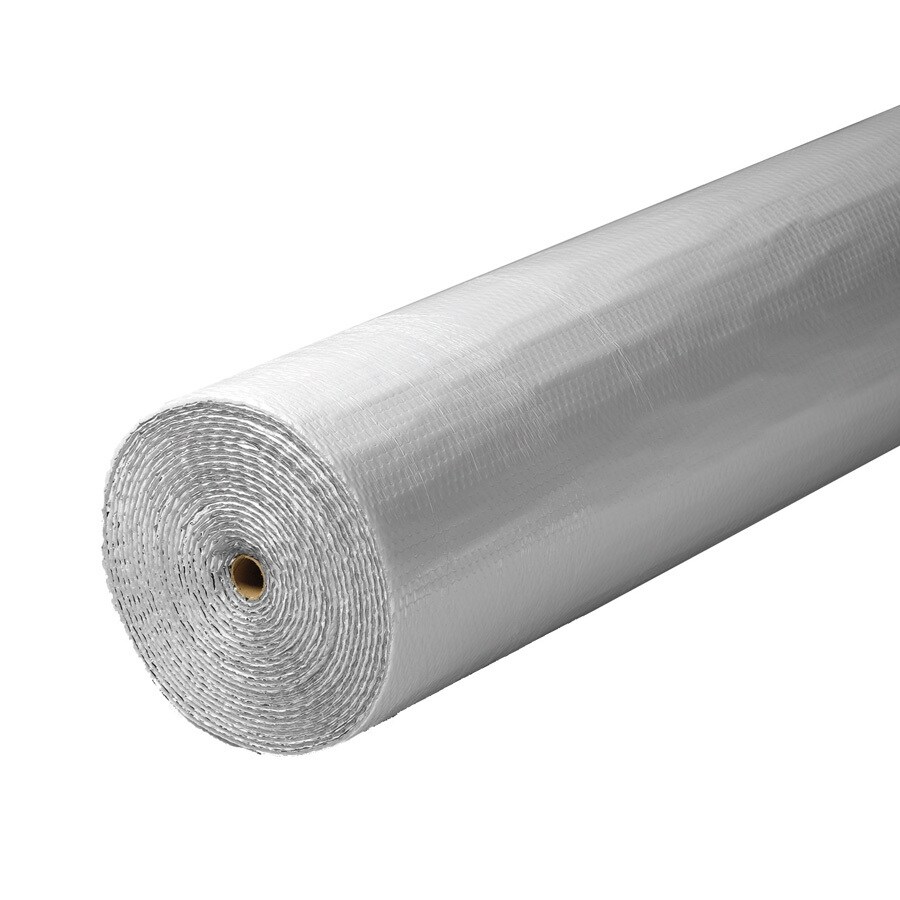 Reflectix RDBW96050 96" x 50' Single Sided Reflective White Insulation