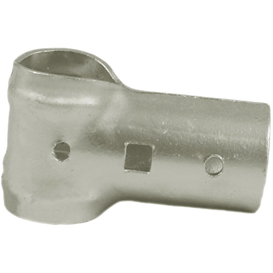  02181 2-3/8-in x 1-5/8-in Galvanized Steel Chain-Link Fence End Post Set