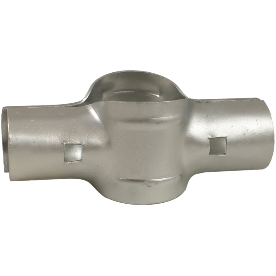  02251 1-5/8-in x 1-5/8-in Galvanized Steel Chain-Link Fence Line Post Set