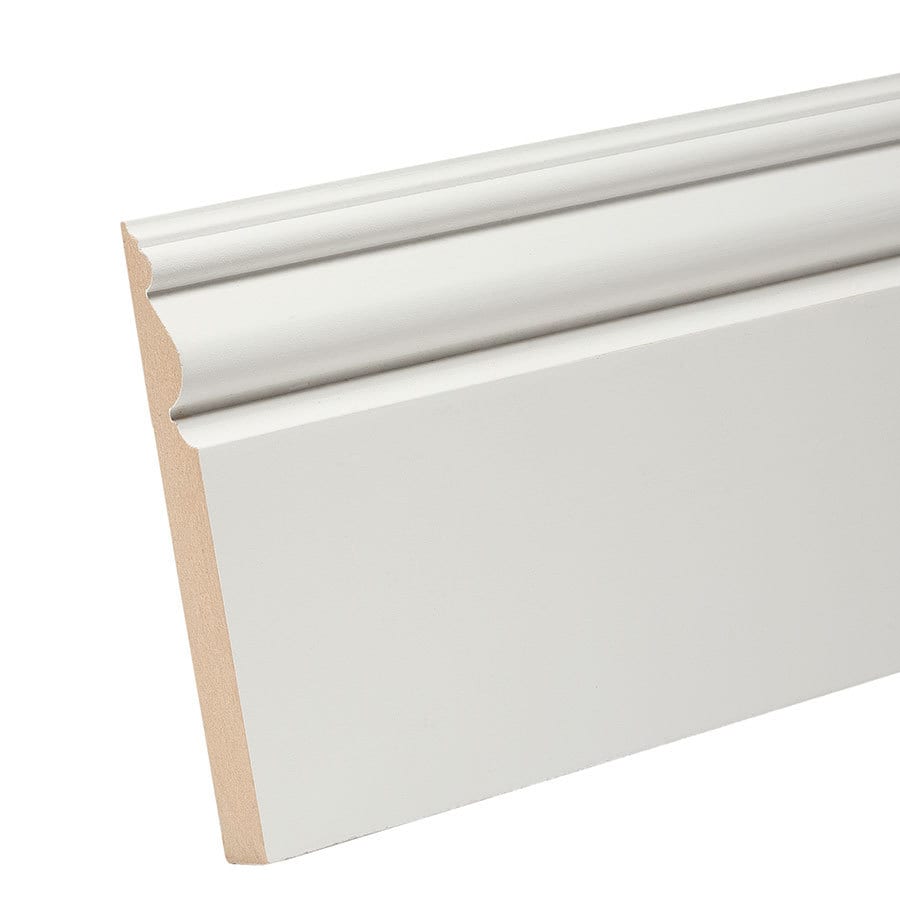 4 1 2 In X 12 Ft Primed Mdf Baseboard Moulding Actual 4 5 In X