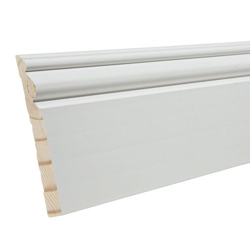 4-1/2-in x 8-ft Pine Primed Baseboard Moulding in the ...