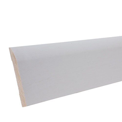 31/4in x 12ft Pine Primed Baseboard Moulding in the Baseboard