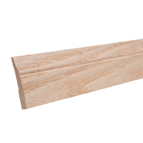 2 1 2 In X 8 Ft Oak Unfinished Baseboard Moulding Actual 2 5 In X 8   716781013121xl 