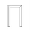 2.25-in x 6.98-ft Interior Primed Finger Joint Door Casing Kit at Lowes.com