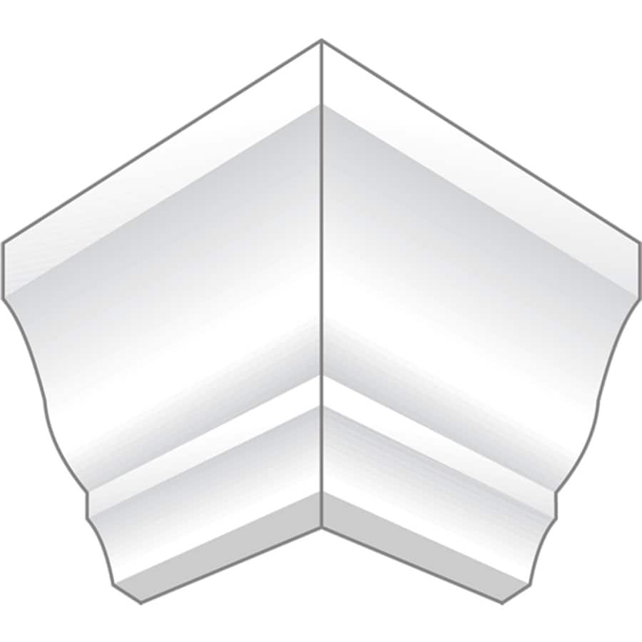3.5in x 3.5in Pine Speed Outside Corner Crown Moulding Block at