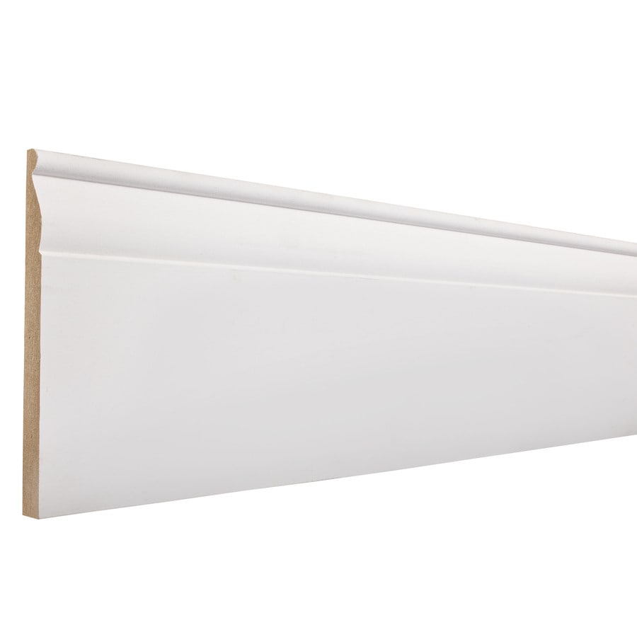 15/32-in x 5-1/4-in x 12-ft Primed Composite Baseboard Moulding (5-Pack ...