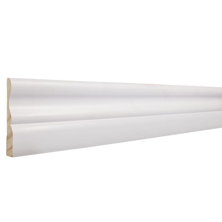 3-1/4-in x 12-ft Pine Primed Baseboard Moulding (Actual: 3.25-in x 12-ft)