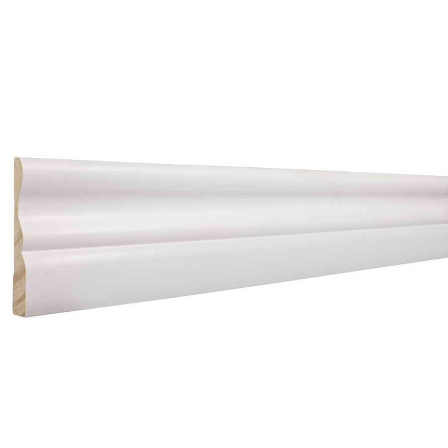 31/4in x 16ft Pine Primed Baseboard Moulding in the Baseboard