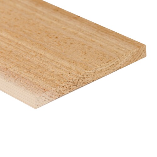 1in x 12in x 8ft Square Unfinished Cedar Board in the Appearance