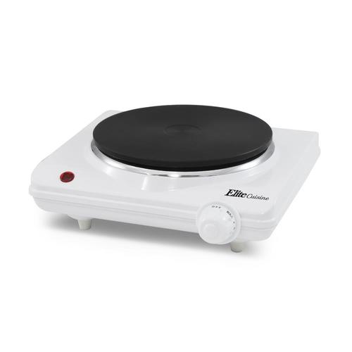 Elite 11in 1 Burner White Induction Cooktop 11in; Actual 9.2
