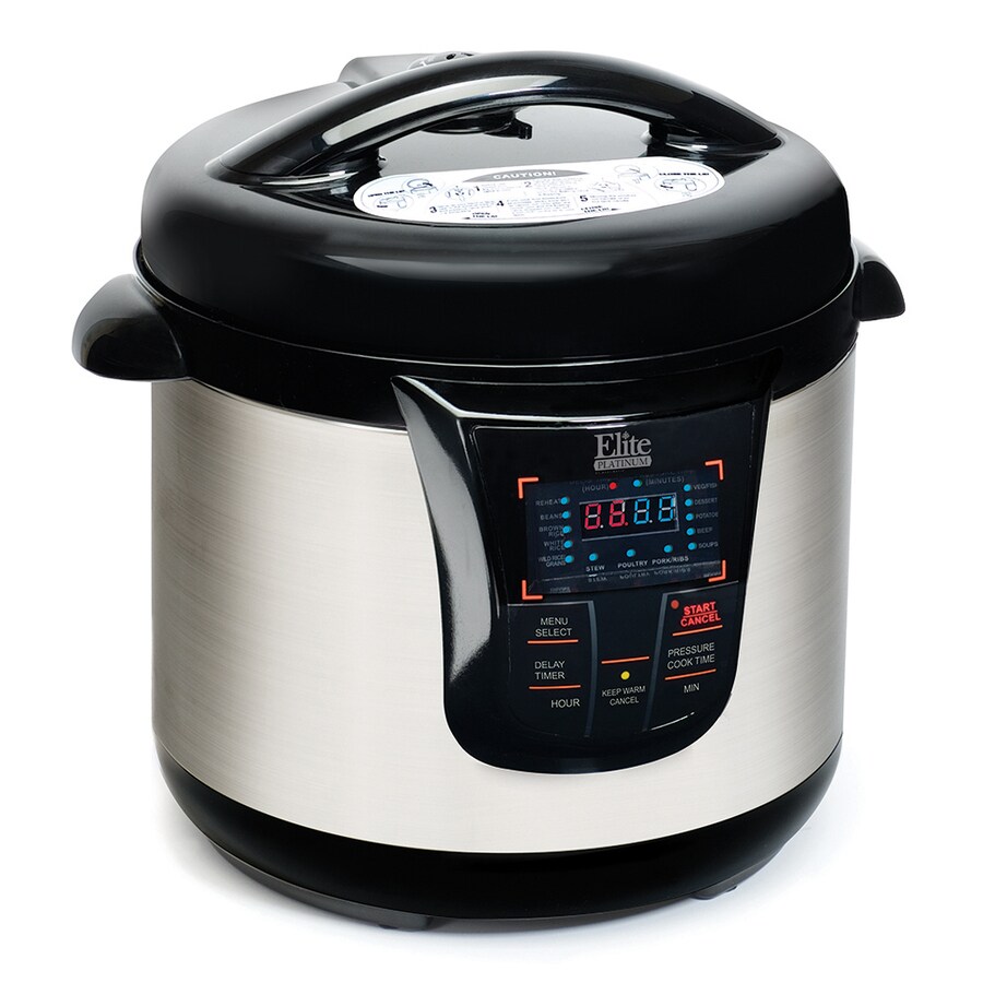 Elite 8-Quart Programmable Electric Pressure Cooker in the Electric ...