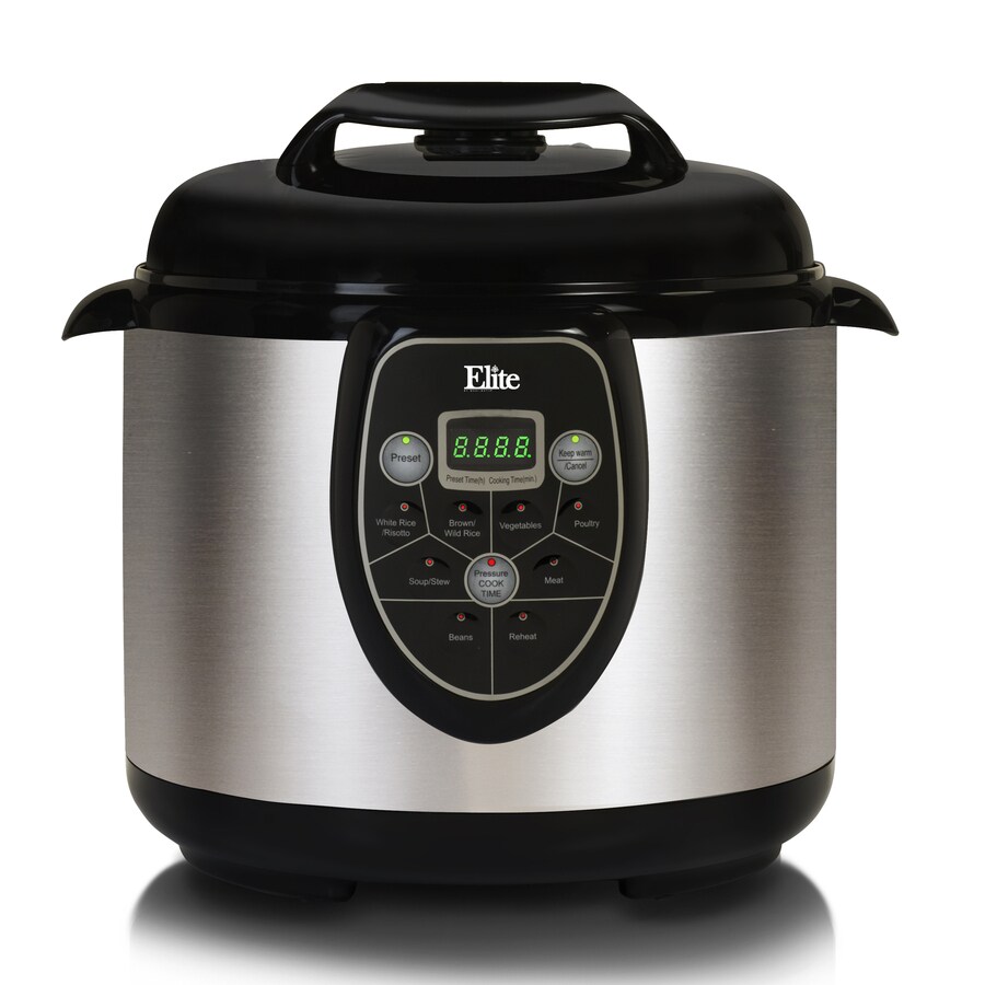 Elite 6-Quart Programmable Electric Pressure Cooker in the Electric ...
