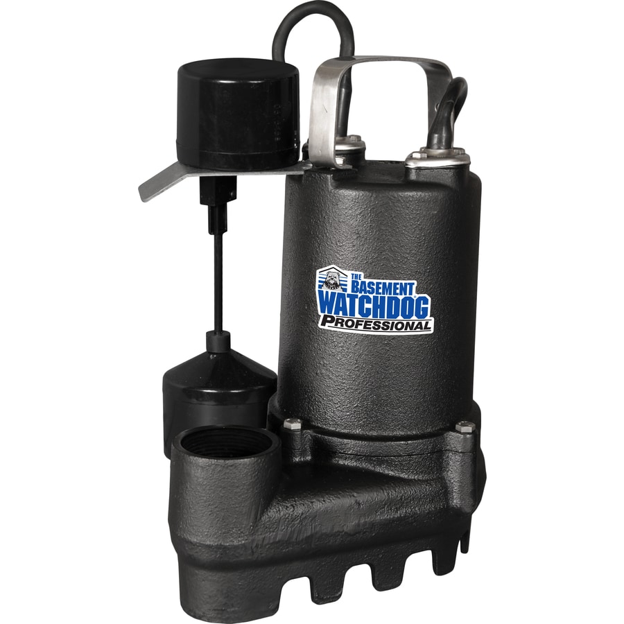 Basement Watchdog Professional 0.33-HP Cast Iron Submersible Sump Pump ...