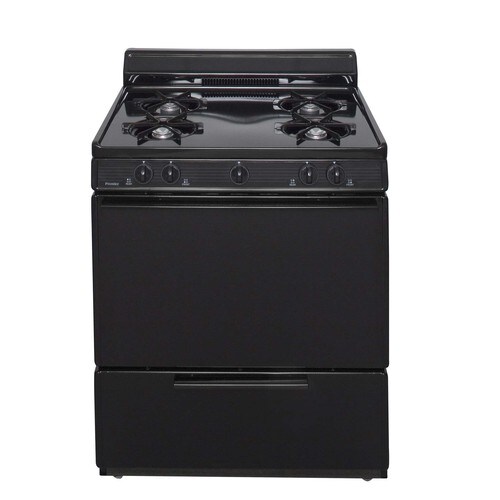 Premier 4 Burners 3.9cu ft Freestanding Gas Range (Black) 30