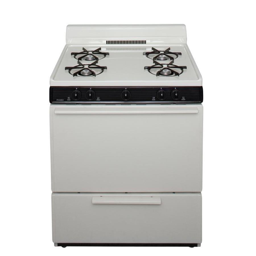 Premier 30Inch 4Burner Freestanding Gas Range (Color Bisque) at