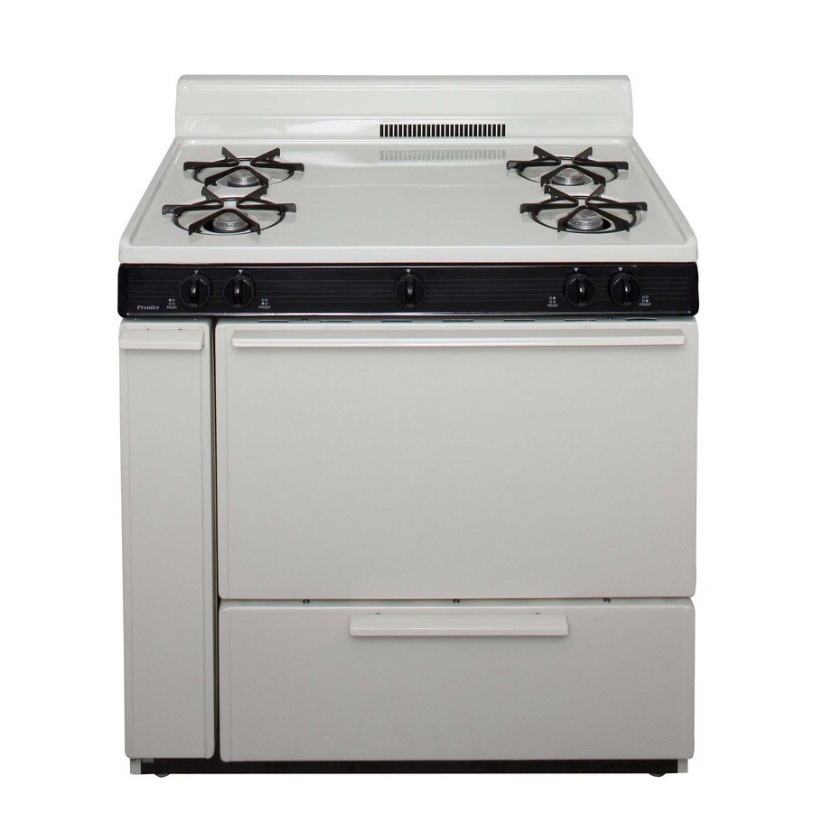 Premier 36Inch 4Burner Freestanding Gas Range (Color Bisque) at