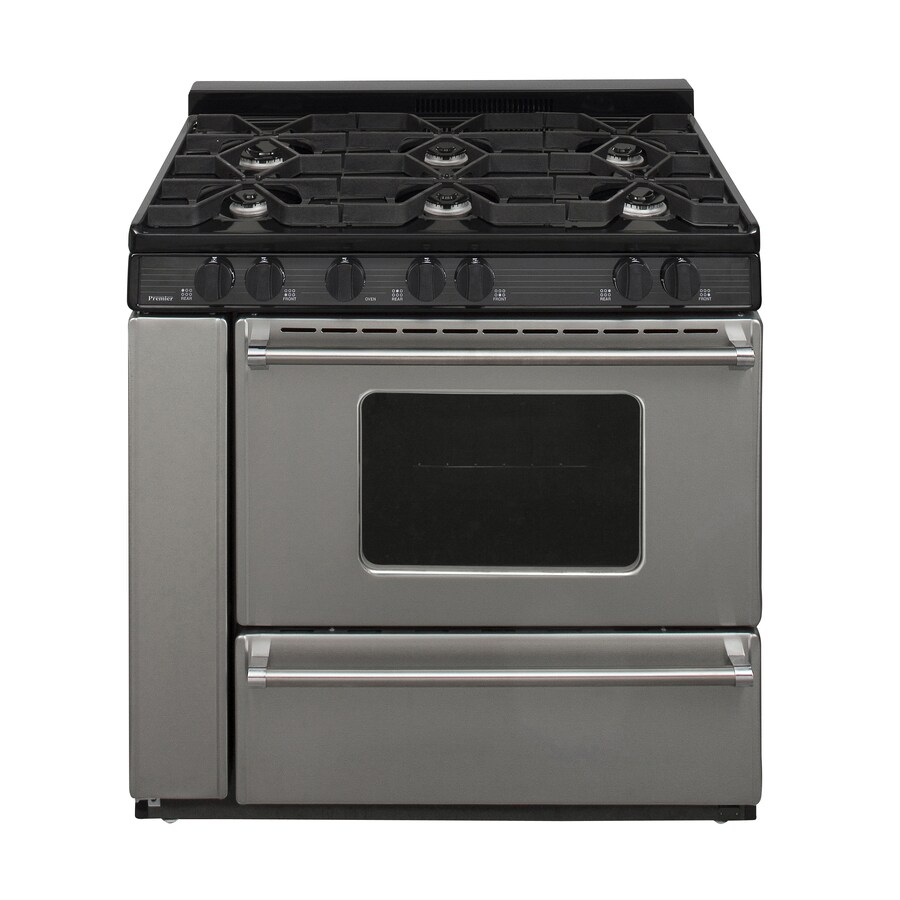 Premier 6Burner Freestanding 3.9cu ft Gas Range (Stainless Steel