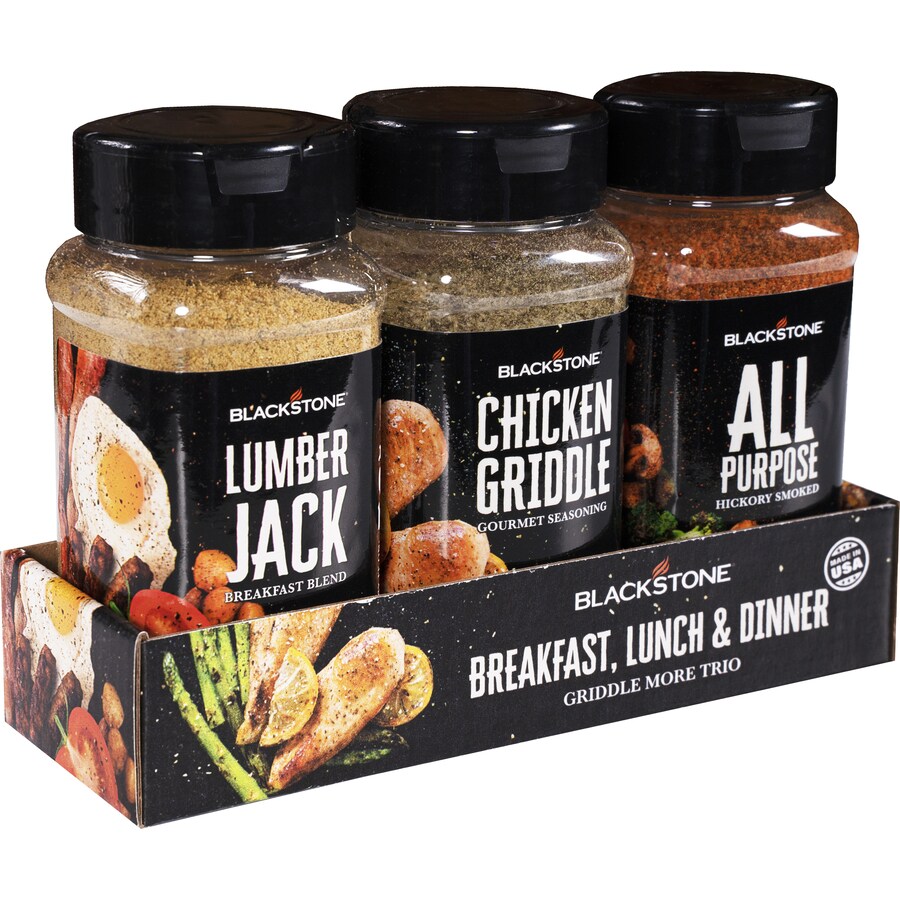 Blackstone Griddle More Trio Breakfast, Lunch, and Dinner in the Dry Seasoning & Marinades