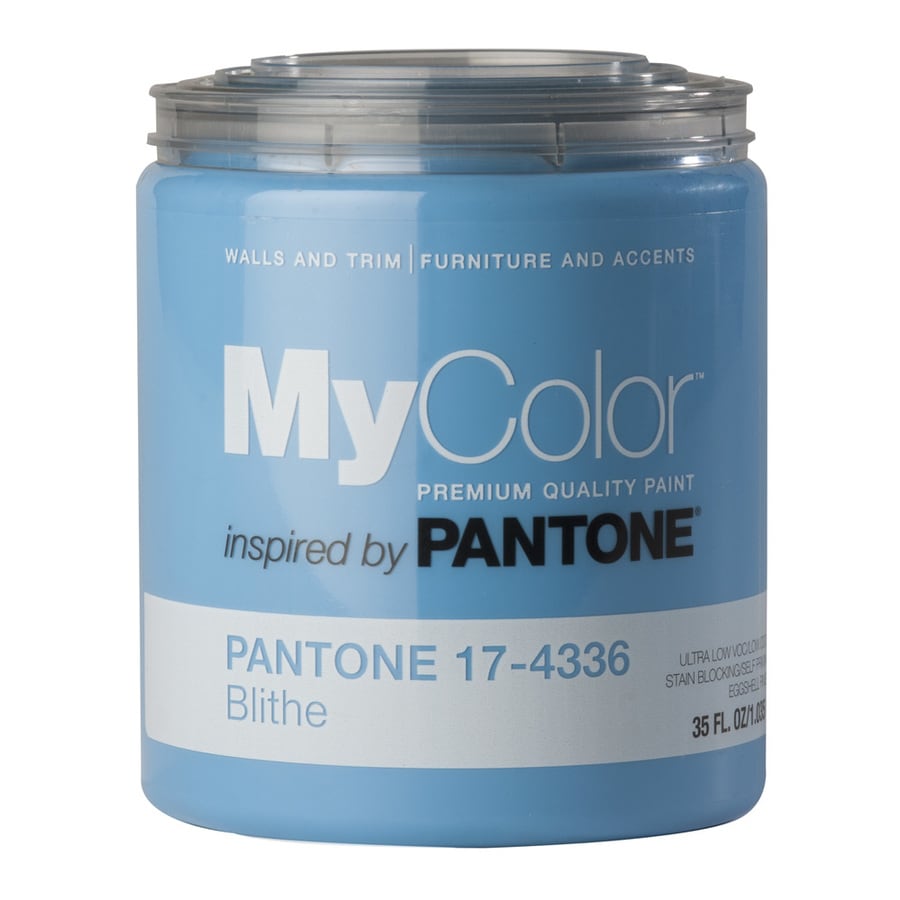 MyColor inspired by PANTONE 18028 35 Oz. Interior Eggshell Paint and Primer in One (Color: Blithe)