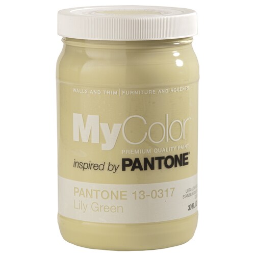 Restore Eggshell Lily Green Interior Paint (1Quart) in the Interior