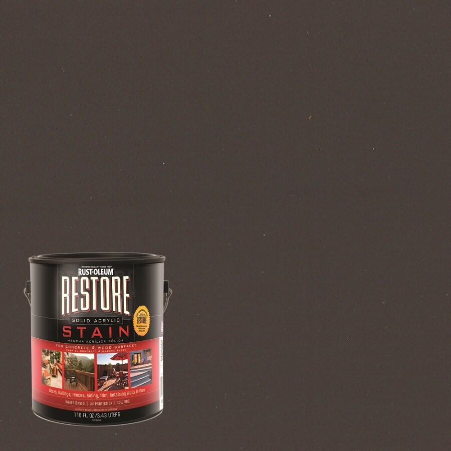 Restore Gallon Autumn Brown Solid Exterior Stain in the Exterior Stains