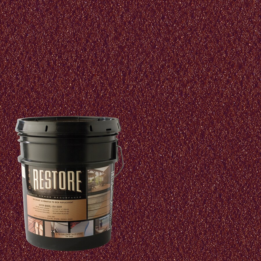Restore 3.75Gallon Brick Red Solid Exterior Stain in the Exterior