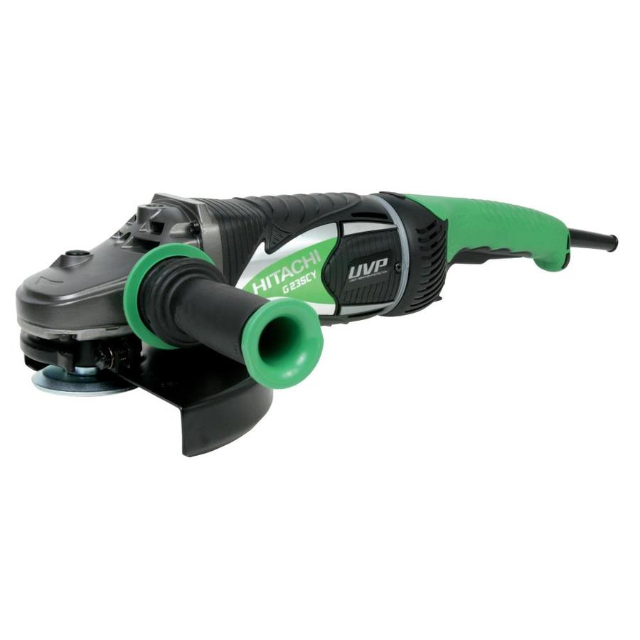 Hitachi 9in 15Amp Trigger Switch Corded Angle Grinder in the Angle