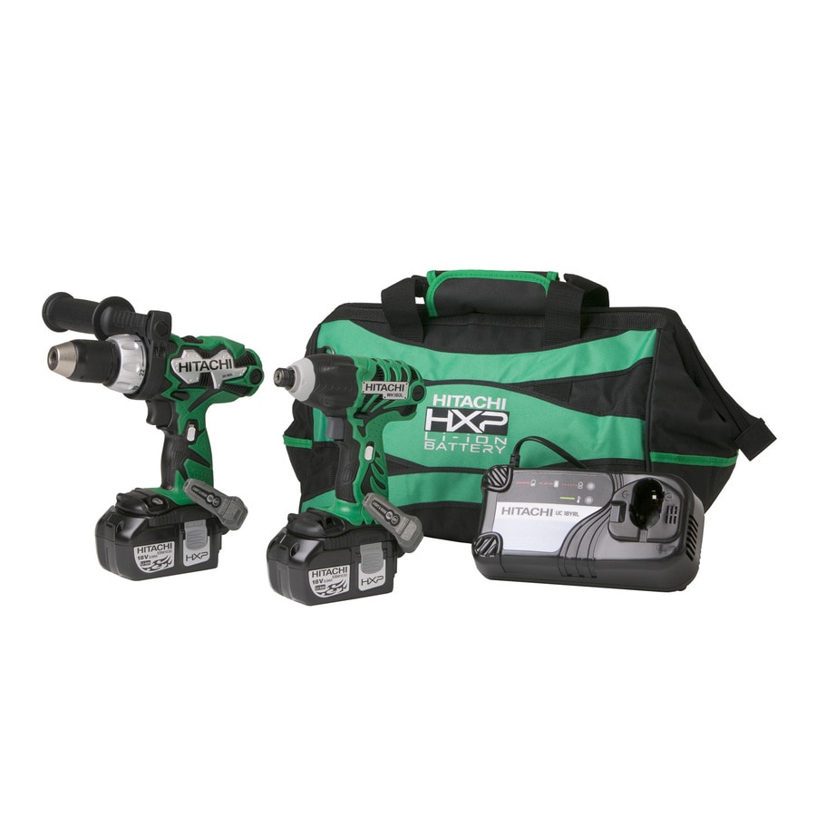 Hitachi KC18DCL 2-Tool Power Tool Combo Kit (2-Batteries Included and Charger Included)